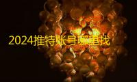 2024推特账号哪里找?24小时发货推荐